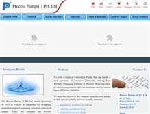 Tablet Screenshot of process-pumps.com